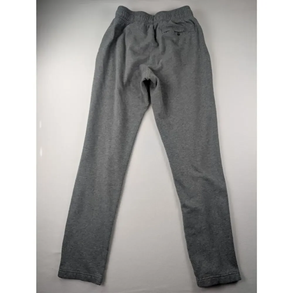 Under Armour Men’s Small Gray Loose Fit Fleece Sweatpants Athletic Pants